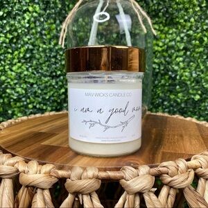 Amethyst‎ crystal I AM A GOOD MOM soy candle